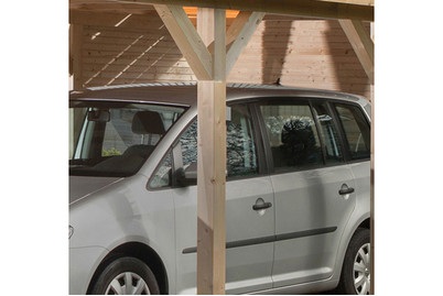 Weka, Rückwand wekaLine für Carports, natur, 28 mm, Weka Rückwand für Carports | 270 × 210 × 3 cm