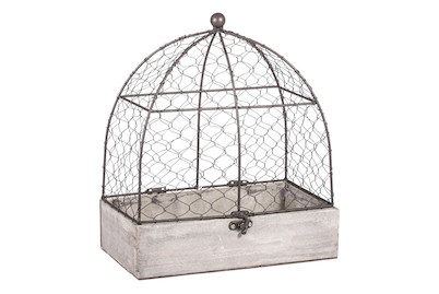 Rayher, Deko Voliere, 25x14x29cm, Rayher Deko-Voliere | 25 × 14 × 29 cm