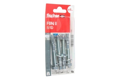 FISCHER, FISCHER Bolzenanker 8 x 10 mm, Fischer Bolzenanker K | 8 × 71 mm | 4 Stück