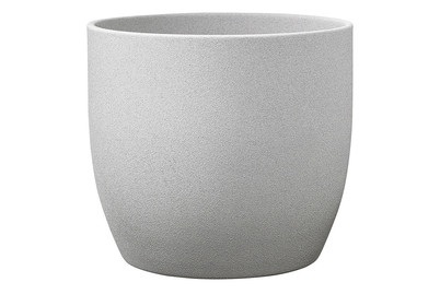 Soendgen, Übertopf Basel Stone Ø19cm hellgrau, Soendgen Übertopf Basel Stone Hellgrau | ? 19 cm