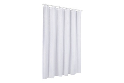 Spirella, SPIRELLA Duschvorhang TEXTIL, spirella Duschvorhang Peer 180 x 180 cm, Weiss