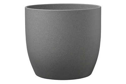Soendgen, Übertopf Basel Stone Ø27cm dunkelgrau, Soendgen Übertopf Basel Stone Dunkelgrau | ? 27 cm