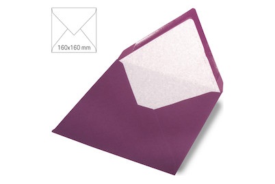 Rayher, Rayher Kuvert quadratisch, uni, FSC Mix, 