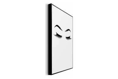 Reinders!, Reinders! Poster »Wimpern und Augenbrauen«, Wandbild Slim Frame 20 x 30 cm