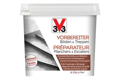 V33, Reno holz grundierung boden+treppen 0,75, V33 Reno Holz Grundierung für Böden und Treppen | 0.75 l