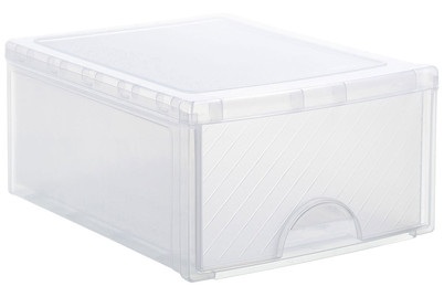 Rotho, Rotho Schubladenbox gross FRONTBOX, ROTHO Frontbox 1767200096C 34.5x44.5x20cm transparent