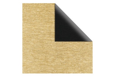 Rayher, Scrap.-Papier Metalleffekt schwarz/gold, Rayher Scrap-Papier Metalleffekt Gebürstet | 30.5 × 30.5 cm | 250 g/m²