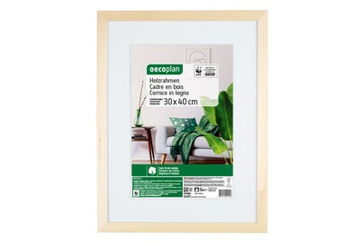 Oecoplan, Oecoplan Holzrahmen 30x40 cm natur, Oecoplan Bilderrahmen