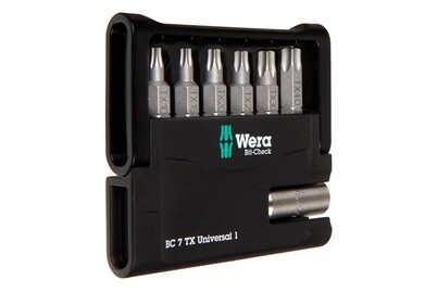 Wera, Wera 867/1 Z Mini-Check TORX® 05073404001 Bit-Set 7teilig Innen-TORX, Wera Bit-Check 7 TX Universal | T10-T40
