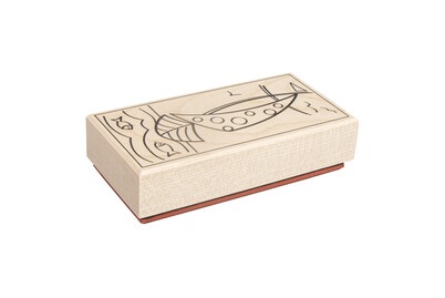 Rayher, Stempel Mit Jesus in einem Boot , 5x10cm, Stempel Mit Jesus in einem Boot , 5x10cm