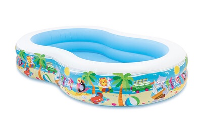 Intex, Intex Swim Center Seashore, INTEX, Unsere Neuheiten, INTEX Pool Paradise 262 x 160 x 46cm, Produkte & Wohnen