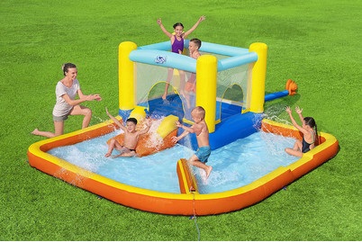 Bestway, Kinderpool Beach Bounce 365 x 340 x 152 cm, Bestway Wasserpark Beach Bounce