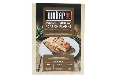 Weber, weber - Räucherbretter aus Zedernholz, Weber Räucherbretter aus Zedernholz Serviergrösse 4 Stk. Zubehör