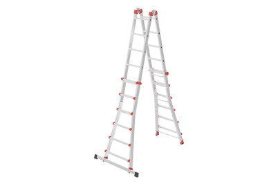 Hailo, Hailo Mulitfunktions-Teleskopleiter, Hailo Teleskopleiter 4 x 6 Sprossen