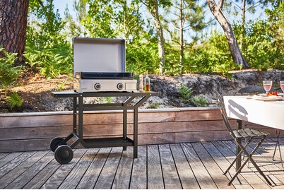 Nouvel, Forge Adour Plancha Modern, Gas, 60 cm, Inox, Forge Adour Plancha Modern Gas | 60 × 41 cm | 7 kW