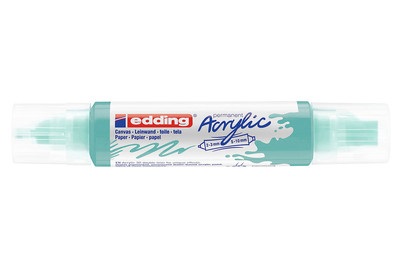 edding, edding Acrylmarker 5400, opulent turquoise, Edding Acrylmarker 5400 double liner, opulent turquoise, 5400-934