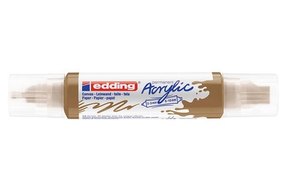edding, EDDING Acrylmarker 5400 double liner 5400-924 reichgold sdm, Edding Acrylmarker 5400 double liner, reichgold sdm, 5400-924