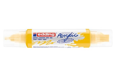 edding, edding Acrylmarker 5400, verkehrsgelb, Edding Acrylmarker 5400, double liner, verkehrsgelb sdm, 5400-905