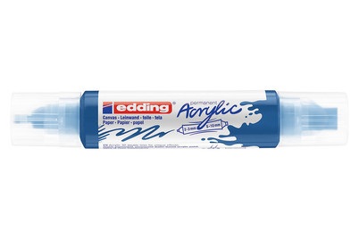 edding, edding Acrylmarker 5400, enzianblau, Edding Acrylmarker 5400, double liner, enzianblau sdm, 5400-903