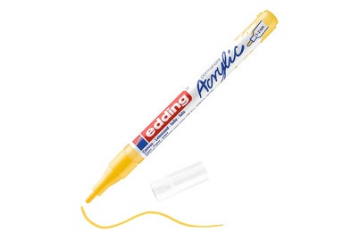 edding, EDDING Acrylmarker 5300 1-2mm 5300-905 verk.gelb sdm, Edding Acrylmarker 5300, 1-2mm, verkehrsgelb sdm, 5300-905