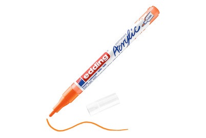 edding, EDDING Acrylmarker 5300 1-2mm 5300-066 neonorange, Edding Acrylmarker 5300, 1-2mm, neonorange, 5300-066