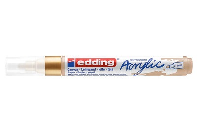 edding, EDDING Acrylmarker 5100 2-3mm 5100-924 reichgold sdm, Edding Acrylmarker 5100, 2-3mm, reichgold sdm, 5100-924