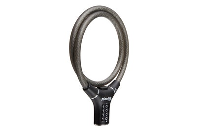 Masterlock, Masterlock 8229 Kabelschloss 12mm x 900mm schwarz 2019 Veloschlösser, Masterlock Kabelschloss mit Individuell Einstellbarem Zahlenschloss Schwarz | 90 cm
