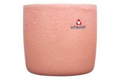 undefined, Übertopf ROCCIA, Scheurich Übertopf Solido Rosa | 12.9 × 12.9 cm | 1.2 l