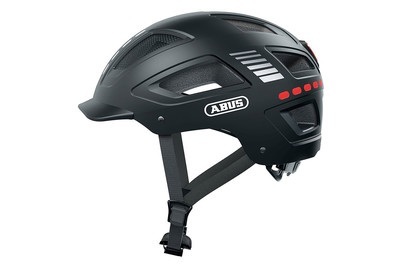 ABUS, Hyban 2.0 Led Signal - Fahrradhelm, Abus Hyban 2.0 LED Velohelm schwarz