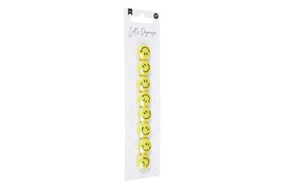 I am Creative, Magnet, Stab, stark, Ø 4 x 4 x 10 cm, 6 Stk., I AM CREATIVE Magnet Smilies Let`s Organize MAA4035.65 20mm 8 Stück