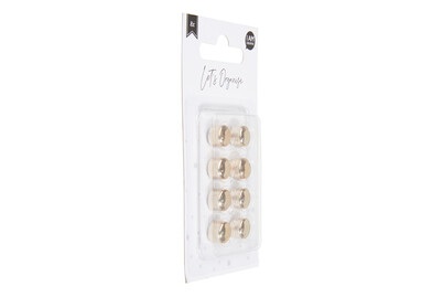 I am Creative, Foto Clips, silber, 15 x 25 mm, 6 Stk., I AM CREATIVE Dekomagnet Let`s Organize MAA4035.39 gold, rund 8 Stück