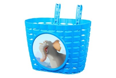 Widek, Animal Kingdom Kinder Fahrradkorb, Widek Kinderkorb Animal Kingdom Blau | 3.25 l