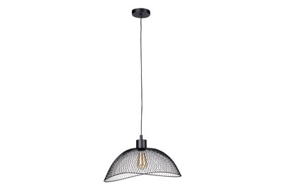 undefined, Pendellampe Pompeya Schwarz, Hängeleuchte Pompeya, Länge 45 cm, schwarz, Stahl