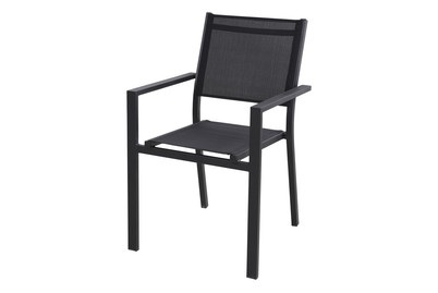 MOOD, Mood Textilenstuhl Faenza Ii, Home and More Textilenstuhl Faenza II Schwarz | 87 × 57 × 65 cm