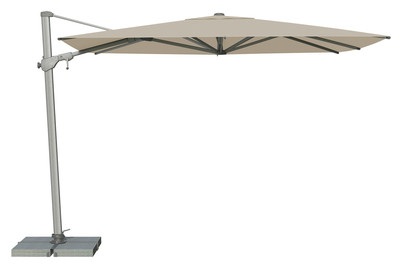 Suncomfort by Glatz, Suncomfort Pendelschirm Varioflex Taupe | 3.3 × 2.7 m