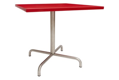 MOOD, MOOD Metalltisch WIEN rot 80X8ocm, 