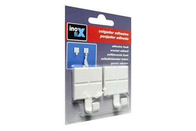 NoName, Klebehaken weiss 2st Inofix, Inofix Klebehaken Weiss | 2 Stück