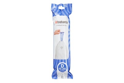 BRABANTIA, Brabantia Kehrichtsack PerfectFit 15 l, BRABANTIA Kehrichtsäcke 246760 15-20lt 20 Stk.