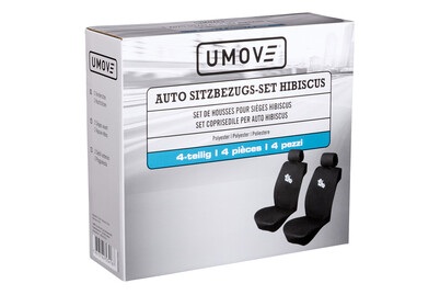 UMOVE, UMOVE Sitzbezug HIBISCUS, Umove Sitzbezug Hibiscus Weiss