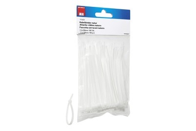 Max Hauri, Max Hauri Kabelbinder 2.5 x 100 mm, Max Hauri AG Kabelbinder | 10 cm | 100 Stück