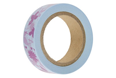 GLOREX, GLOREX Washi-Tape, Glorex Washi-Tape Blumen | 1.5 cm × 10 m
