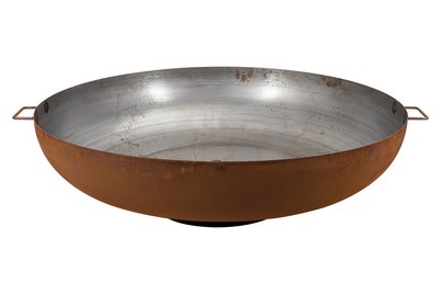 Nouvel, NOUVEL Feuerschale Elegante Ø 100 cm gerostet, Nouvel Feuerschale Elegante Gerosteter Stahl | ? 1 m