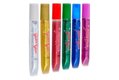 BLANCOL, BLANCOL Glitter Glue, Blancol Glitter Glue Pen, CLASSIC, 32401, (6 x 10.5ml)