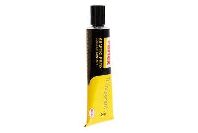 Pattex, Kraftkleber transparent, 50 g Tube, Pattex Kraftkleber, PXT1C, (50g)