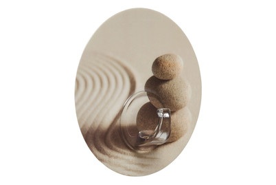 Wenko, WENKO Wandhaken STATIC LOC, WENKO Static-Loc Wandhaken UNO Sand and Stone (1 Stk)