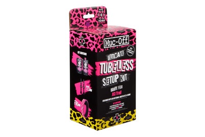 MUC-OFF, Muc-Off Ultimate Tubeless Setup Kit XC/Gravel 2020 Tubeless Ventile, Muc-Off Ultimate Tubless Kit XC/Gravel 44 mm