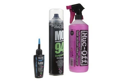 MUC-OFF, Muc-Off Pflegeset Wash, Protect and, Muc-Off Pflegeset Wash, Protect and Lube 3-teilig