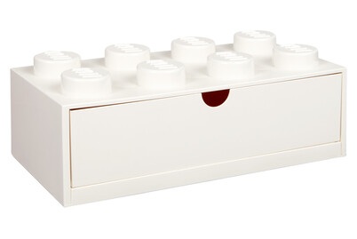 LEGO, LEGO - Aufbewahrungsschublade - Weiss, LEGO Schreibtischschublade 8 , Aufbewahrungsbox