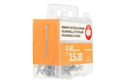 AYCE, AYCE SK Universalholzeschraube Z, Ayce Senkkopf Universalholzschraube | 3.5 × 30 mm