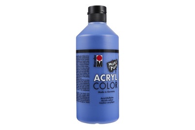Marabu, MARABU Marabu-Acrylcolor, Marabu Acrylfarbe Acryl Color 500 ml Dunkelblau